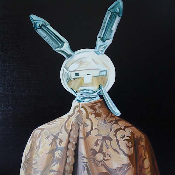 Eamon O´Kane: Double Portait [Koons/Bellini], 2006, oil on canvas, 100 x 100 cm

